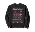 Bonneville Salt Flats Motorcycle Sweatshirt - Minimalist Print Men Women - T-Shirt, Sweatshirt, Hoodie