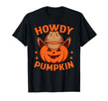Howdy Pumpkin Autumn Western Halloween T-Shirt - Unique Graphic Unisex - T-Shirt, Sweatshirt, Hoodie