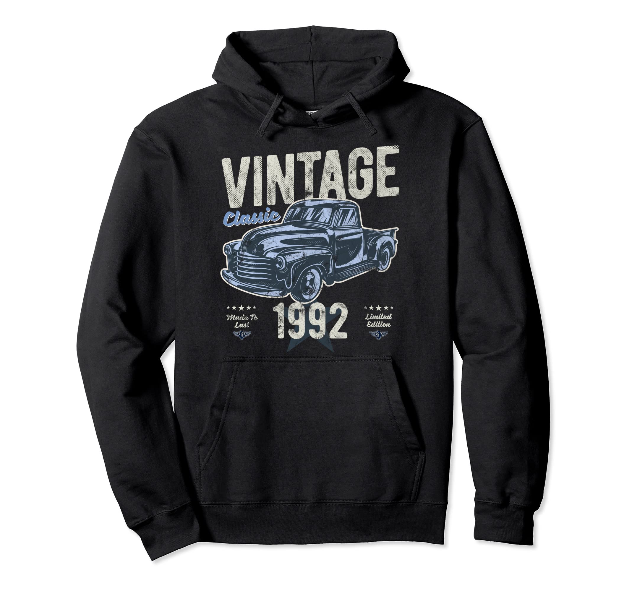 Born 1992 30Th Birthday Pick Up Truck Hoodie - Casual Everyday Wear Unisex - T-Shirt, Sweatshirt, Hoodie