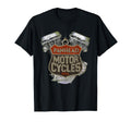 1954 Panhead Motorcycle Distressed Biker T-Shirt - Trendy Graphic Unisex - T-Shirt, Sweatshirt, Hoodie