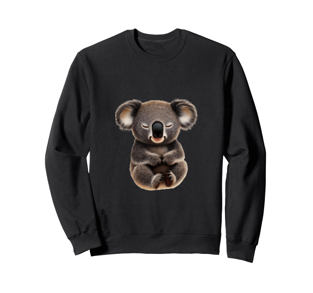 Serene Koala Meditation Sweatshirt - Novelty Apparel for Adults - T-Shirt, Sweatshirt, Hoodie