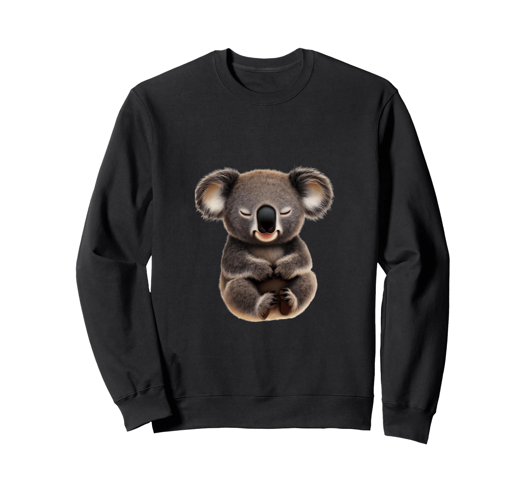 Serene Koala Meditation Sweatshirt - Novelty Apparel for Adults - T-Shirt, Sweatshirt, Hoodie