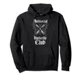 Antisocial Butterfly Club Introvert Goth Hoodie - Minimalist Print Unisex - T-Shirt, Sweatshirt, Hoodie