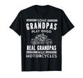 Real Grandpas Ride Motorcycles Motorcycle T-Shirt - Custom Art Print Unisex - T-Shirt, Sweatshirt, Hoodie