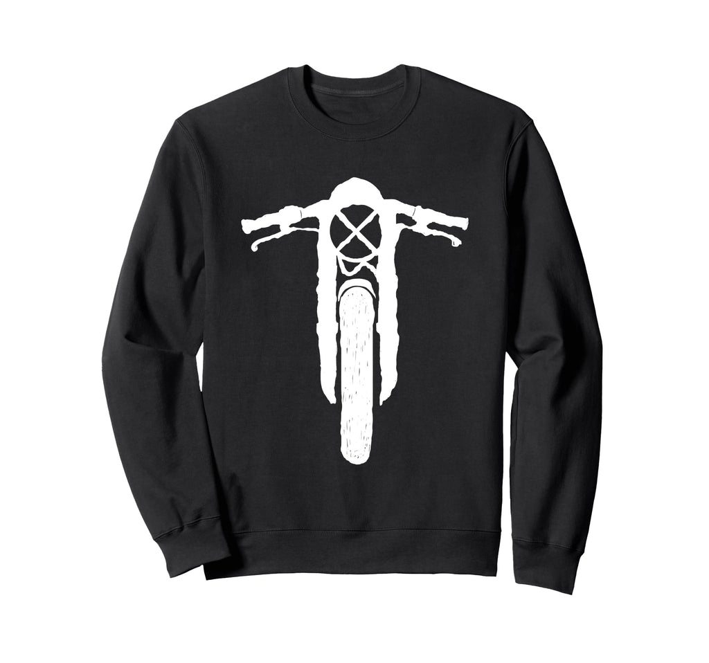 Cafe Racer Motorcycle Scrambler Sweatshirt - Custom Art Print for Adults - T-Shirt, Sweatshirt, Hoodie