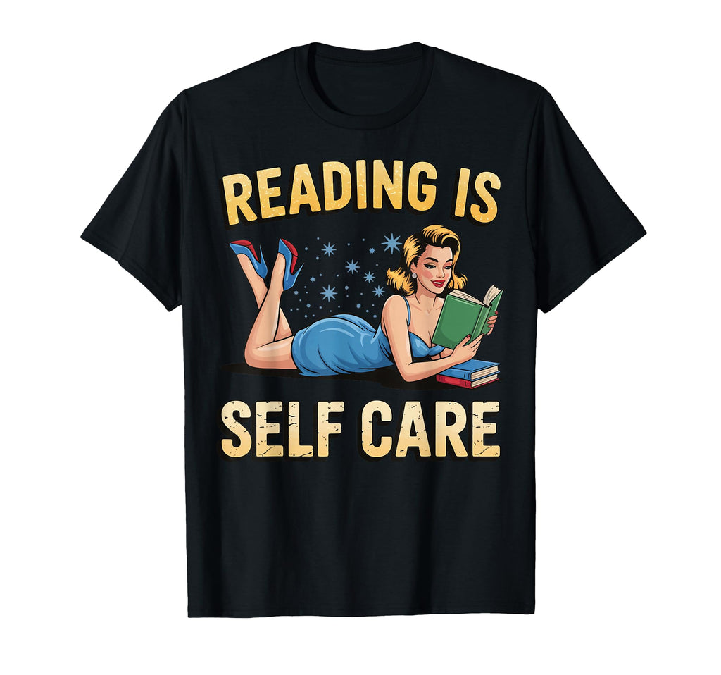 Reading Book Avid Reader Bibliophile T-Shirt - Minimalist Print for Adults - T-Shirt, Sweatshirt, Hoodie
