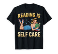 Reading Book Avid Reader Bibliophile T-Shirt - Minimalist Print for Adults - T-Shirt, Sweatshirt, Hoodie