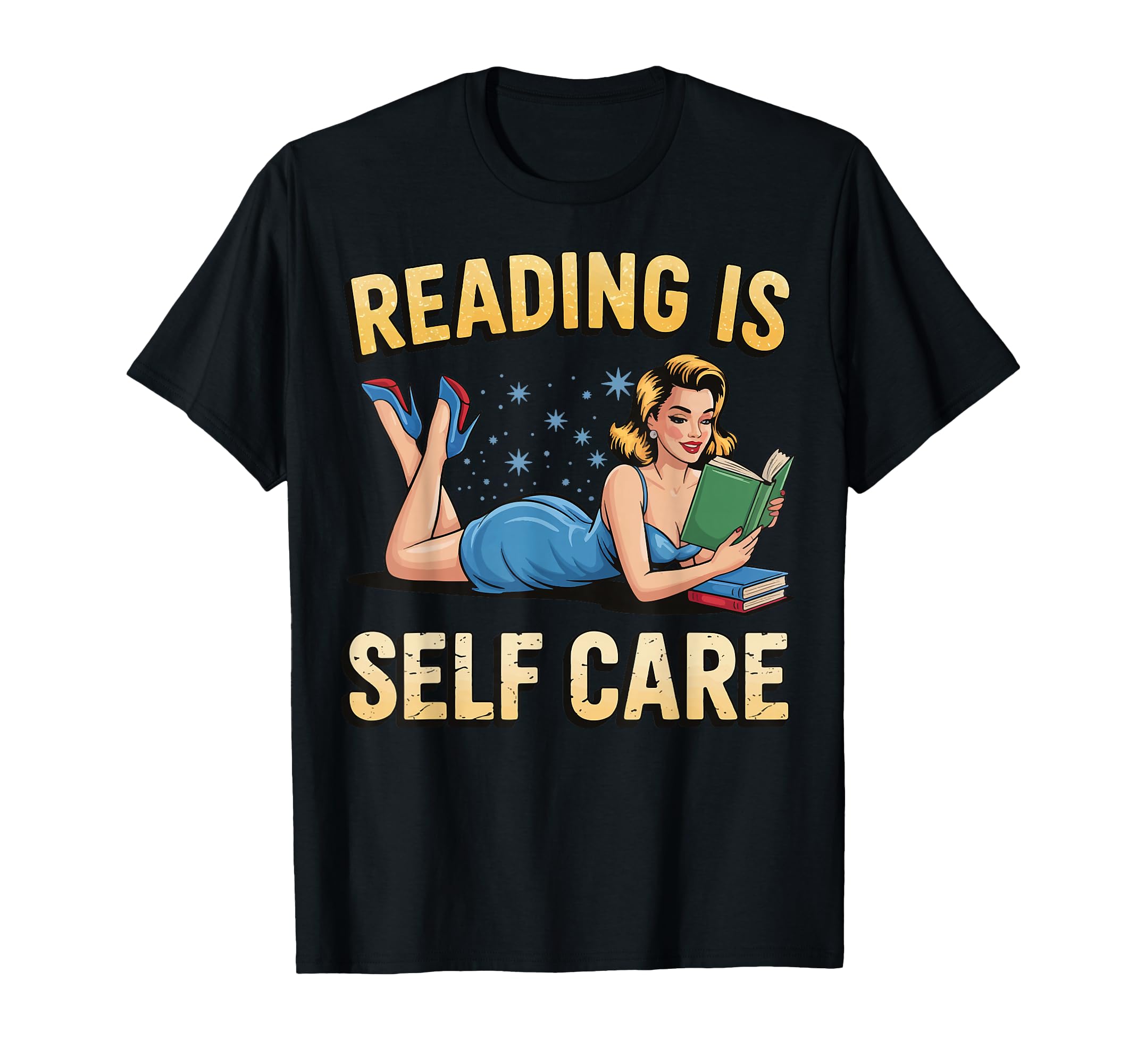 Reading Book Avid Reader Bibliophile T-Shirt - Minimalist Print for Adults - T-Shirt, Sweatshirt, Hoodie