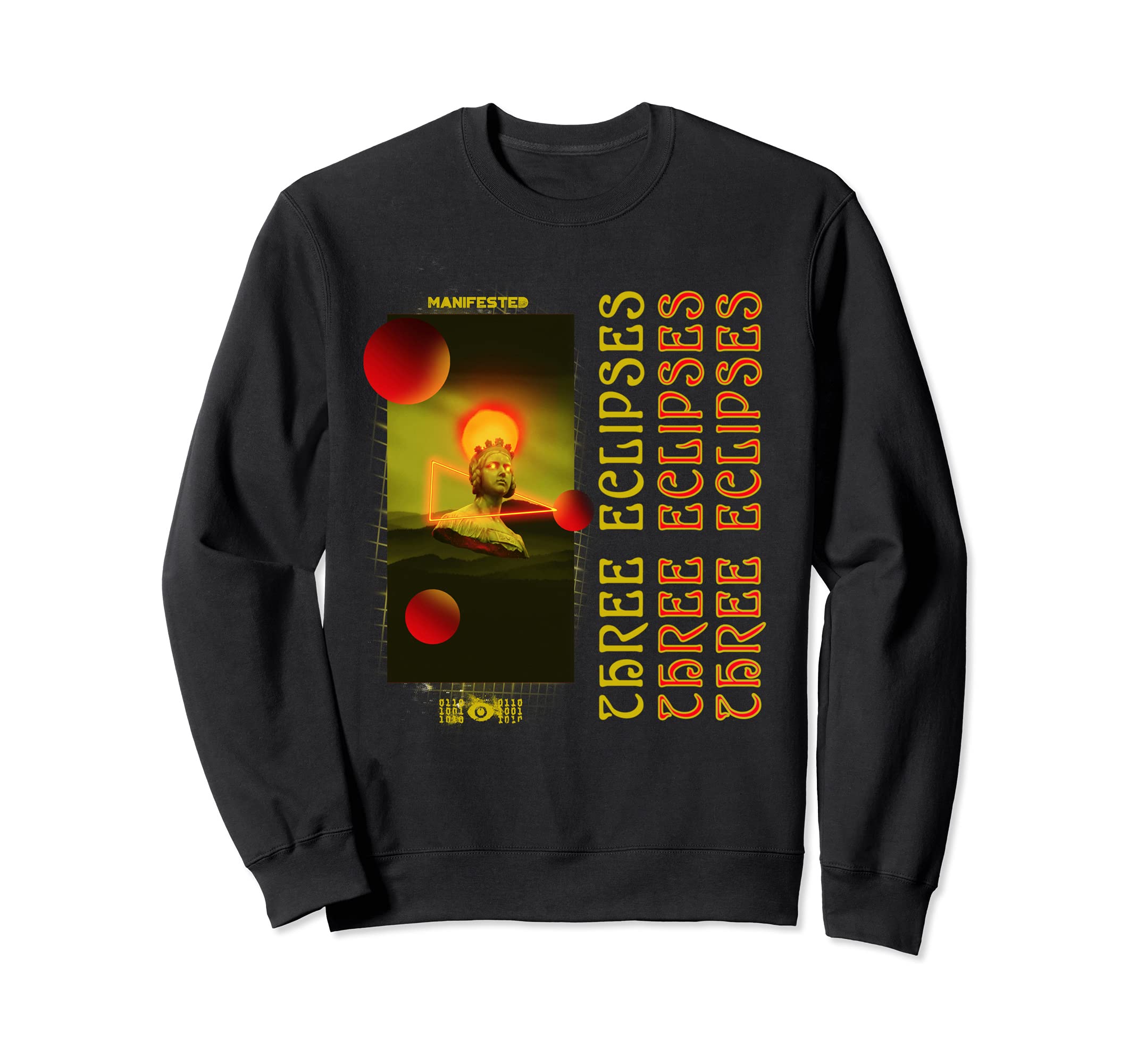 Vaporwave Aesthetic Greek Statue Sweatshirt - Casual Everyday Wear Unisex - T-Shirt, Sweatshirt, Hoodie
