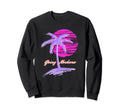 Synthwave 80S Synth Beach Nowhere Sweatshirt - Trendy Graphic Men Women - T-Shirt, Sweatshirt, Hoodie