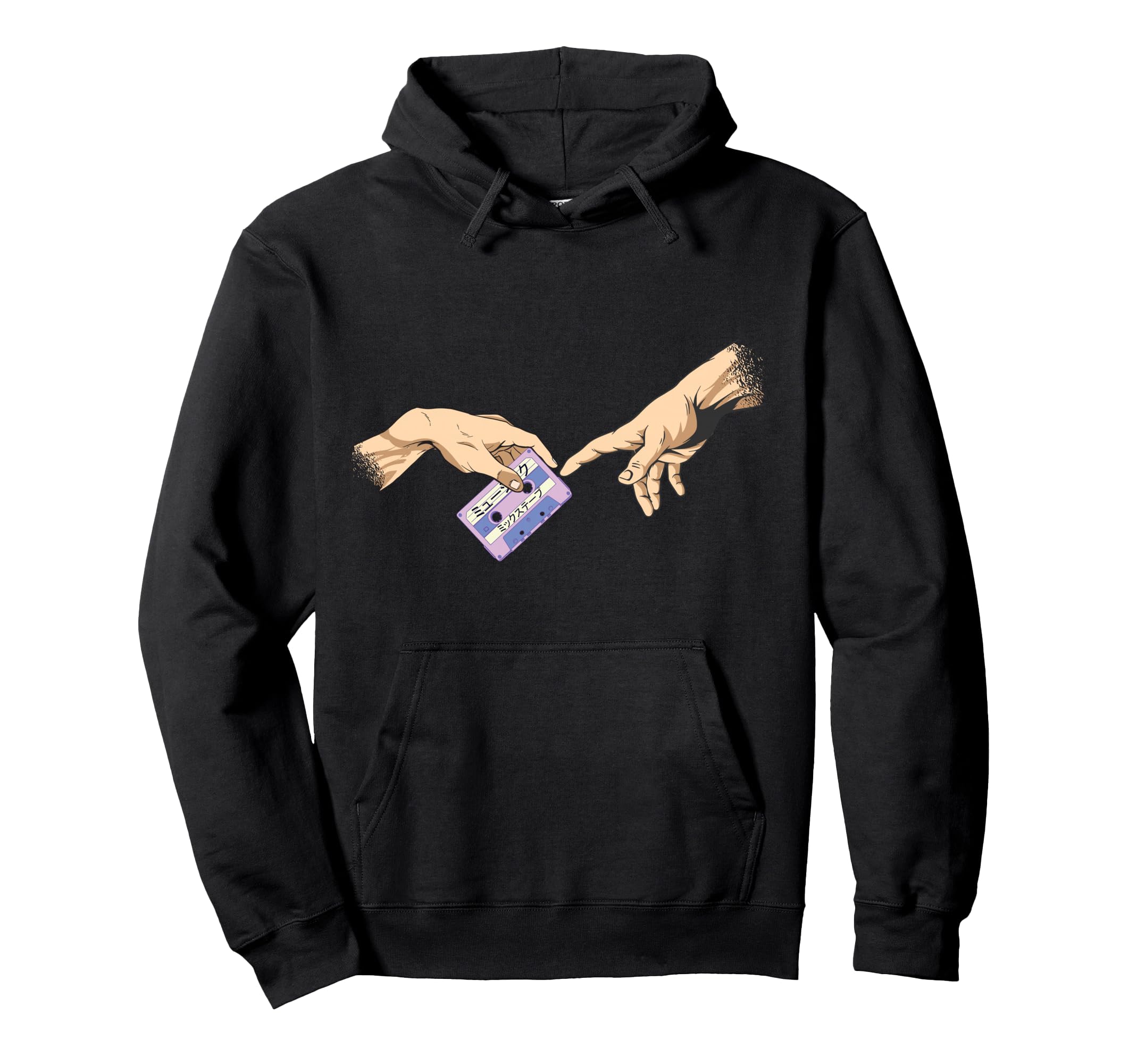 Vaporwave Aesthetic Music Synthwave Hoodie - Graphic Print Men Women - T-Shirt, Sweatshirt, Hoodie