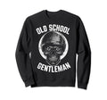 Biker Skull Motorcycle Gentleman Sweatshirt - Minimalist Print for Adults - T-Shirt, Sweatshirt, Hoodie