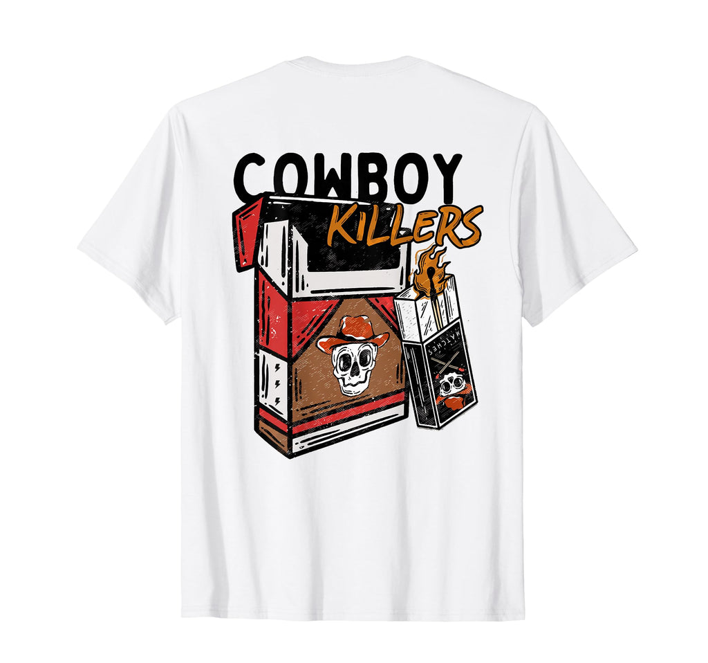 Cowboy Killers Funny Skeleton T-Shirt - Trendy Graphic for Adults - T-Shirt, Sweatshirt, Hoodie