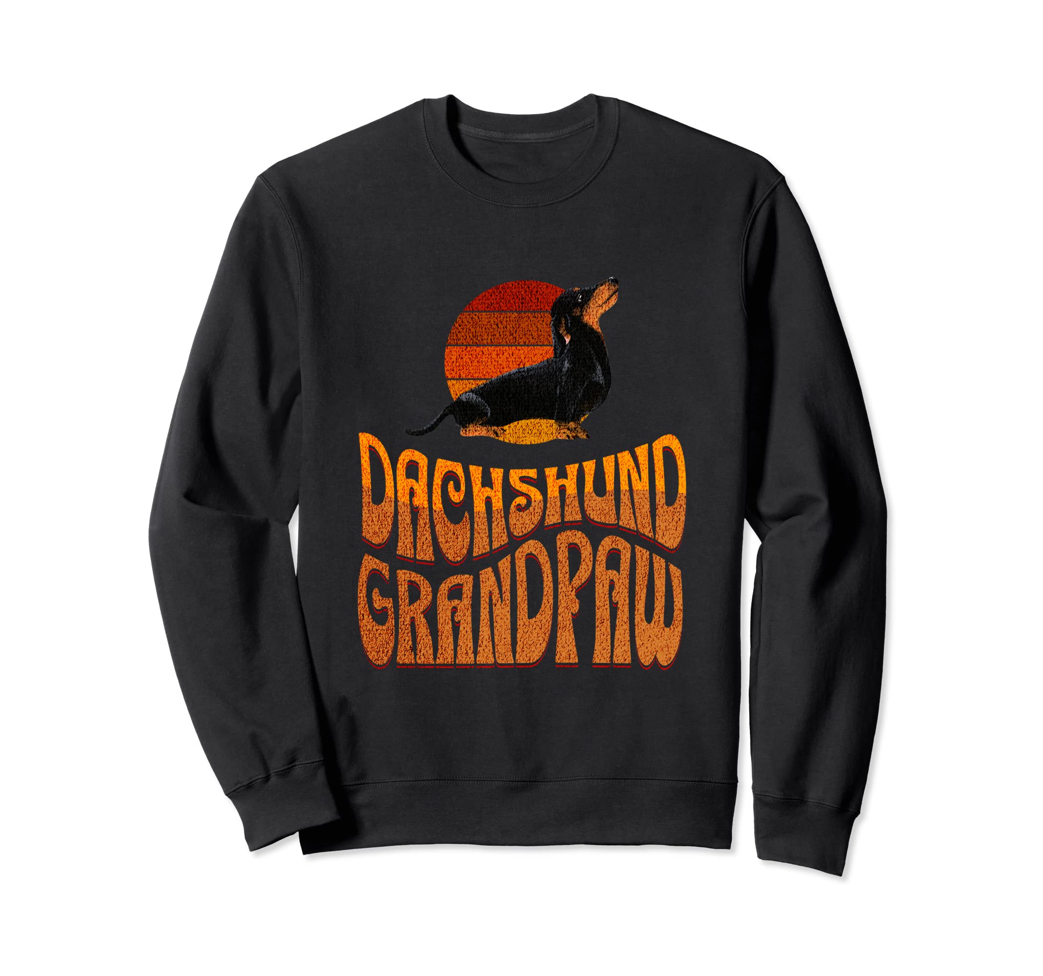 Dachshund Grandpaw Sunset Dog Dad Sweatshirt - Streetwear Style for Adults - T-Shirt, Sweatshirt, Hoodie