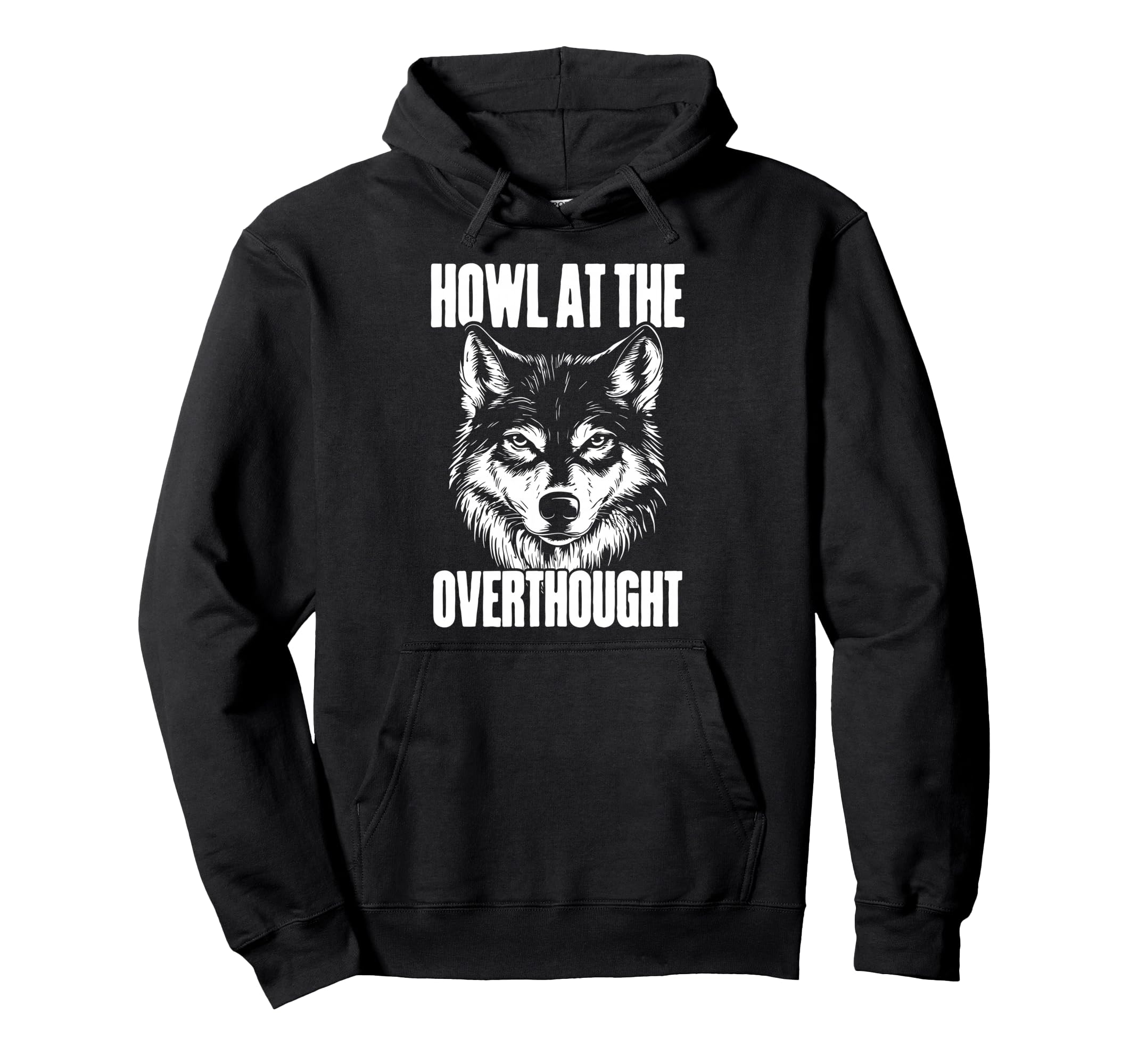 Wolf Overthinkers And Intense Minds Hoodie - Novelty Apparel Unisex - T-Shirt, Sweatshirt, Hoodie