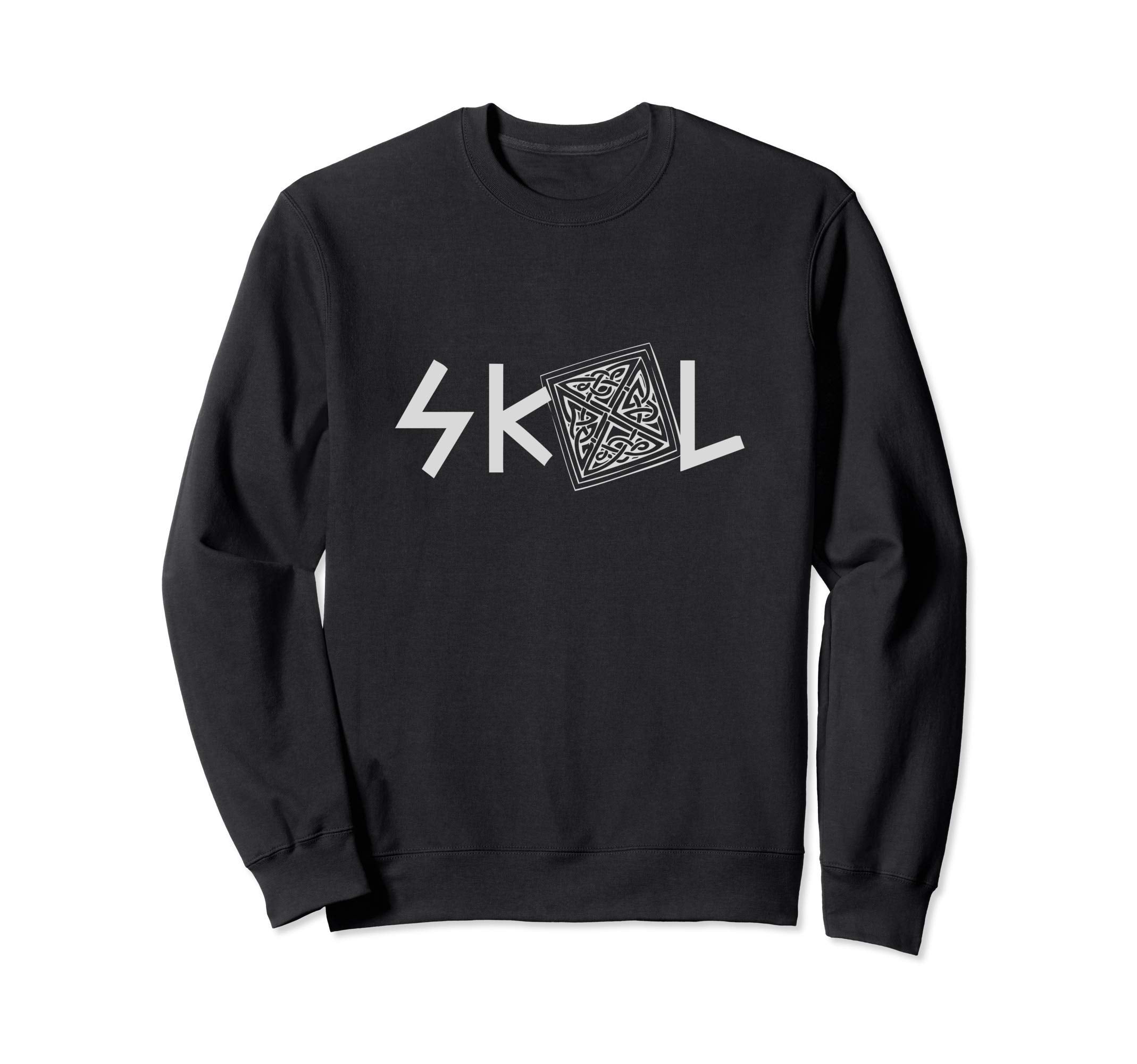 Celtic Pattern Skol Viking Sweatshirt - Fun Novelty Design Men Women - T-Shirt, Sweatshirt, Hoodie