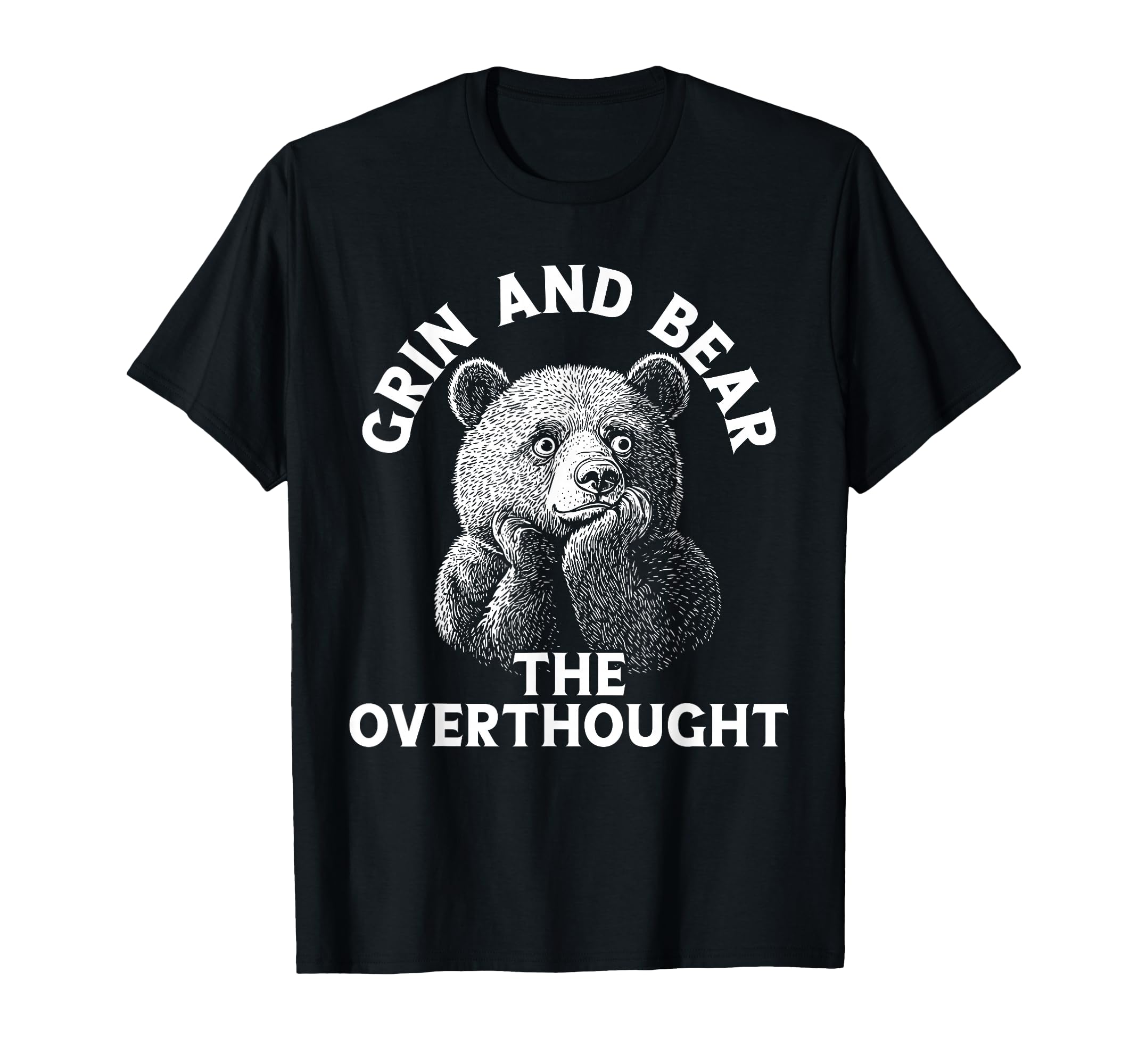 Funny Bear Overthinkers And Quiet Types T-Shirt - Unique Graphic for Adults - T-Shirt, Sweatshirt, Hoodie