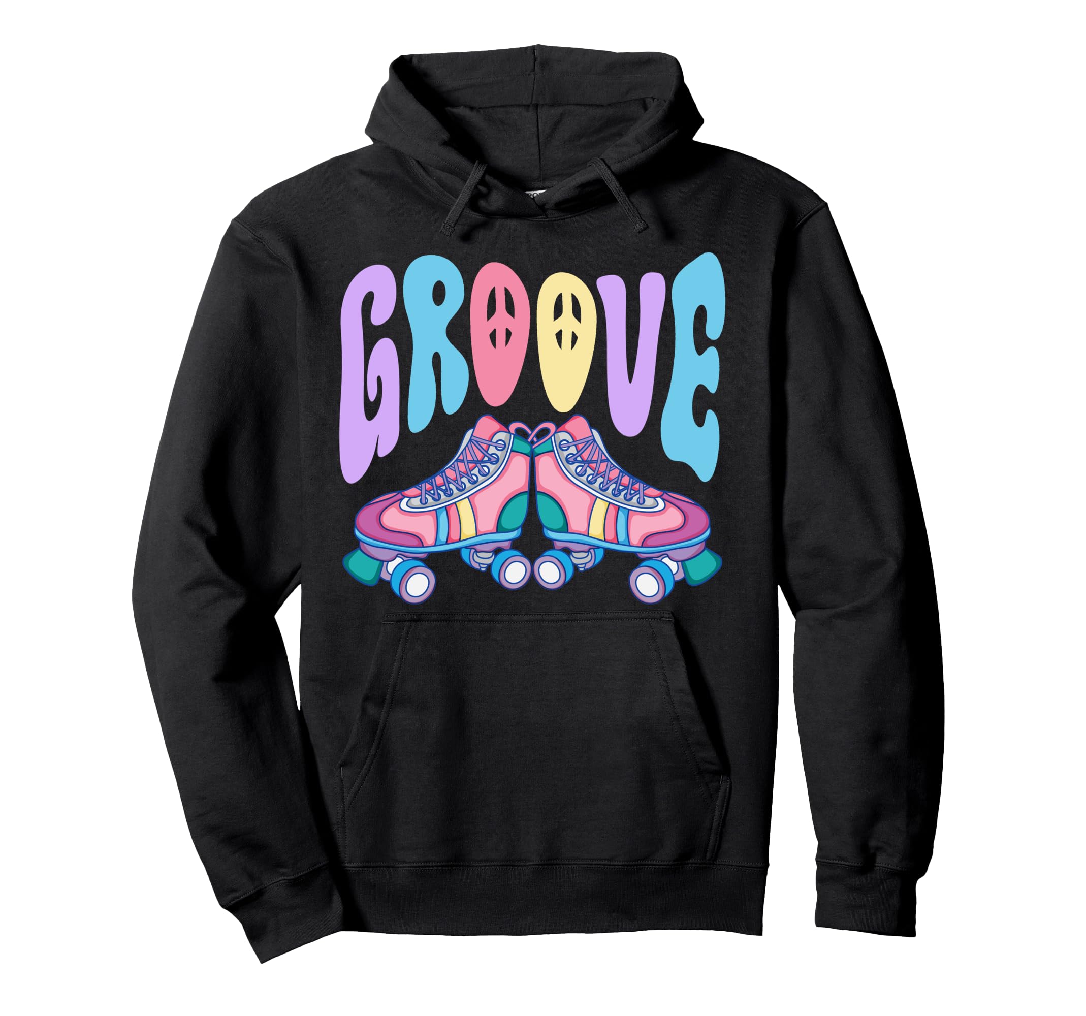 Roller Skating Skate 1970S Groove Hoodie - Novelty Apparel Unisex - T-Shirt, Sweatshirt, Hoodie
