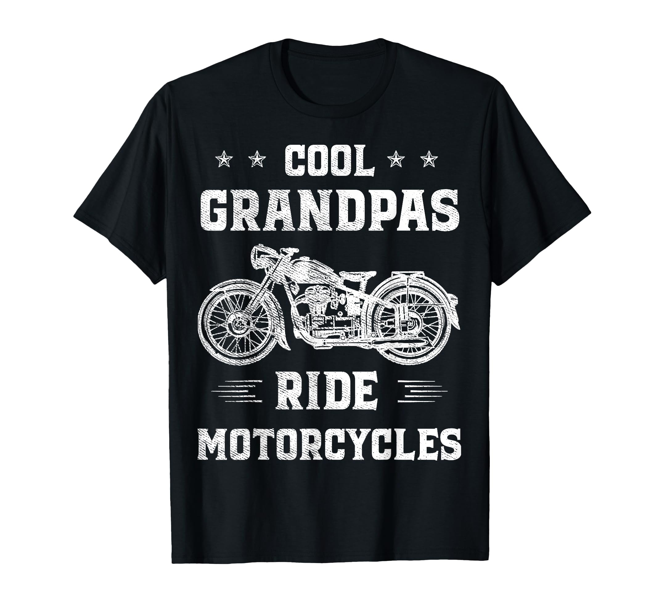 Grandpas Ride Motorcycles Biker T-Shirt - Novelty Apparel for Adults - T-Shirt, Sweatshirt, Hoodie