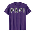 Papi Racing Race Car Papi Checkered T-Shirt - Unique Graphic for Adults - T-Shirt, Sweatshirt, Hoodie