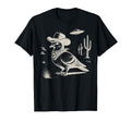 Pigeon Cowboy Hat Western Country Ufo T-Shirt - Minimalist Print Unisex - T-Shirt, Sweatshirt, Hoodie