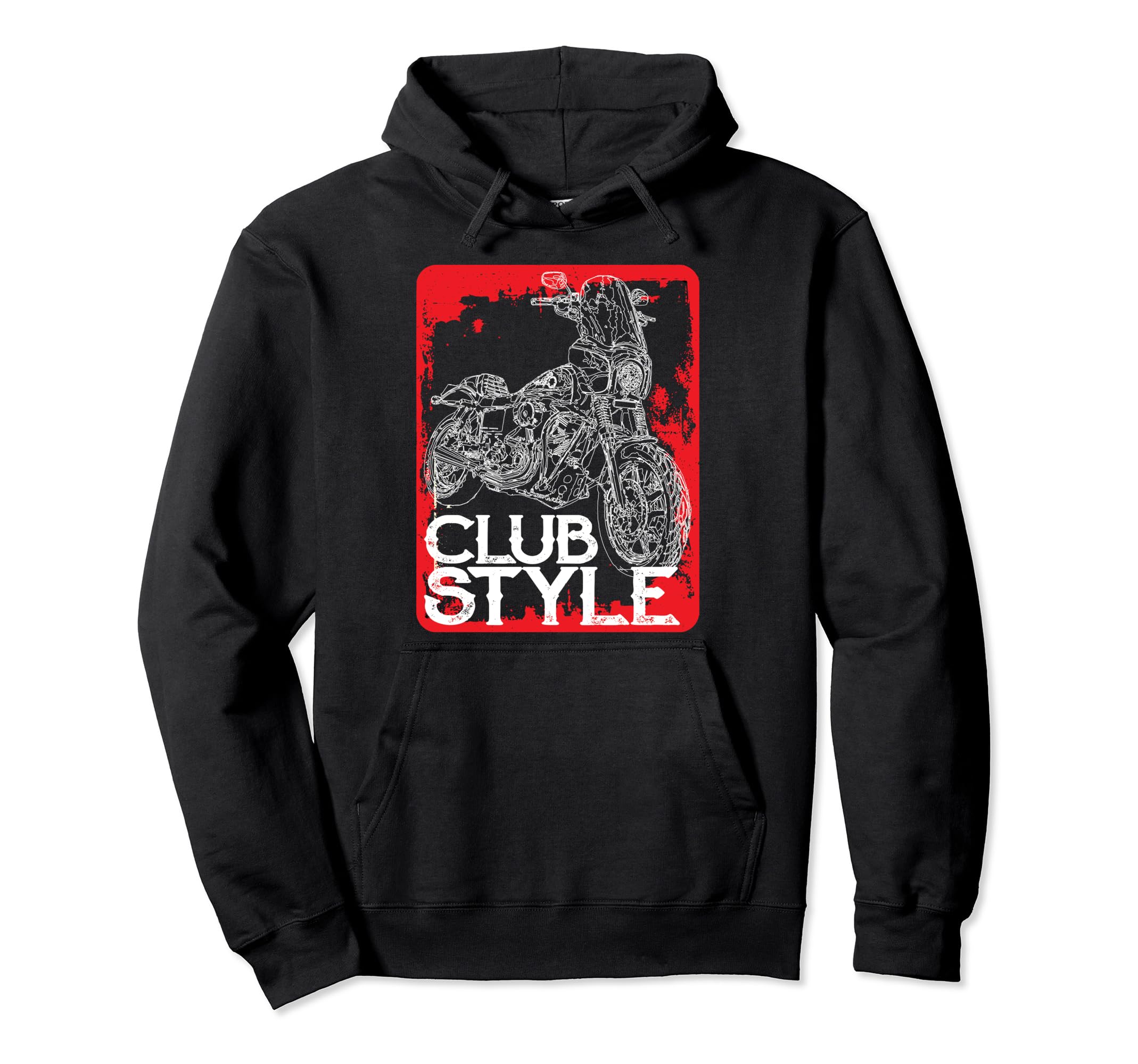 Motorcycle Lover Club Motorcycle Rider Hoodie - Graphic Print Unisex - T-Shirt, Sweatshirt, Hoodie