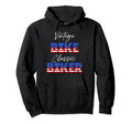 Motorcycle Patriotic American Flag Hoodie - Graphic Print Men Women - T-Shirt, Sweatshirt, Hoodie