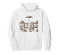 Ufo Cowboy Cat 90S Western Rodeo Hoodie - Streetwear Style for Adults - T-Shirt, Sweatshirt, Hoodie