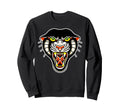 Panther Head Traditional Tattoo Sweatshirt - Streetwear Style for Adults - T-Shirt, Sweatshirt, Hoodie