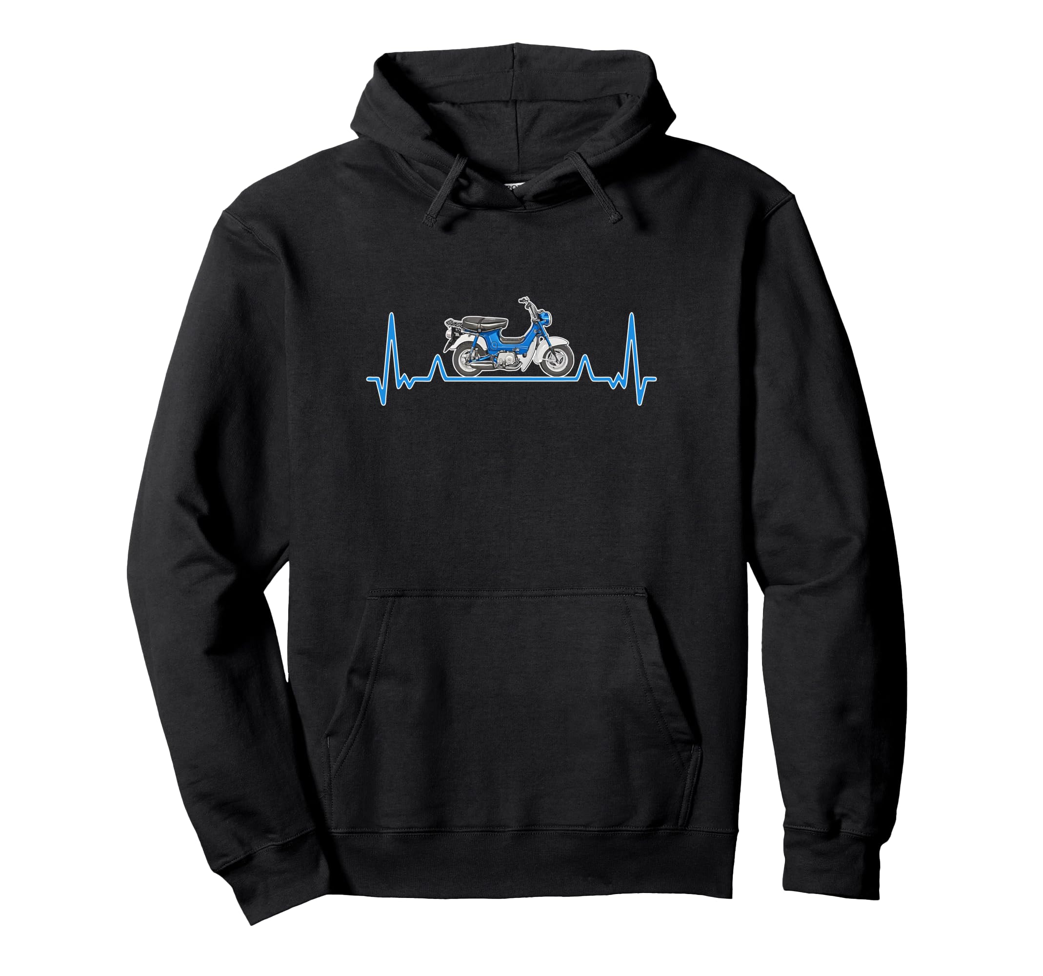 Chaly Cf50 Heartbeat Moped Mini Bike Hoodie - Aesthetic Graphic Men Women - T-Shirt, Sweatshirt, Hoodie