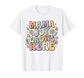 Mama Joy Grows Here Floral Pastel T-Shirt - Graphic Print for Adults - T-Shirt, Sweatshirt, Hoodie