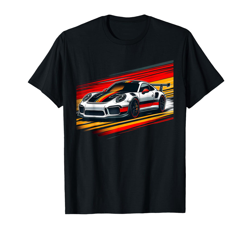 German 911 Gt3 Rs Supercar T-Shirt - Fun Novelty Design Unisex - T-Shirt, Sweatshirt, Hoodie