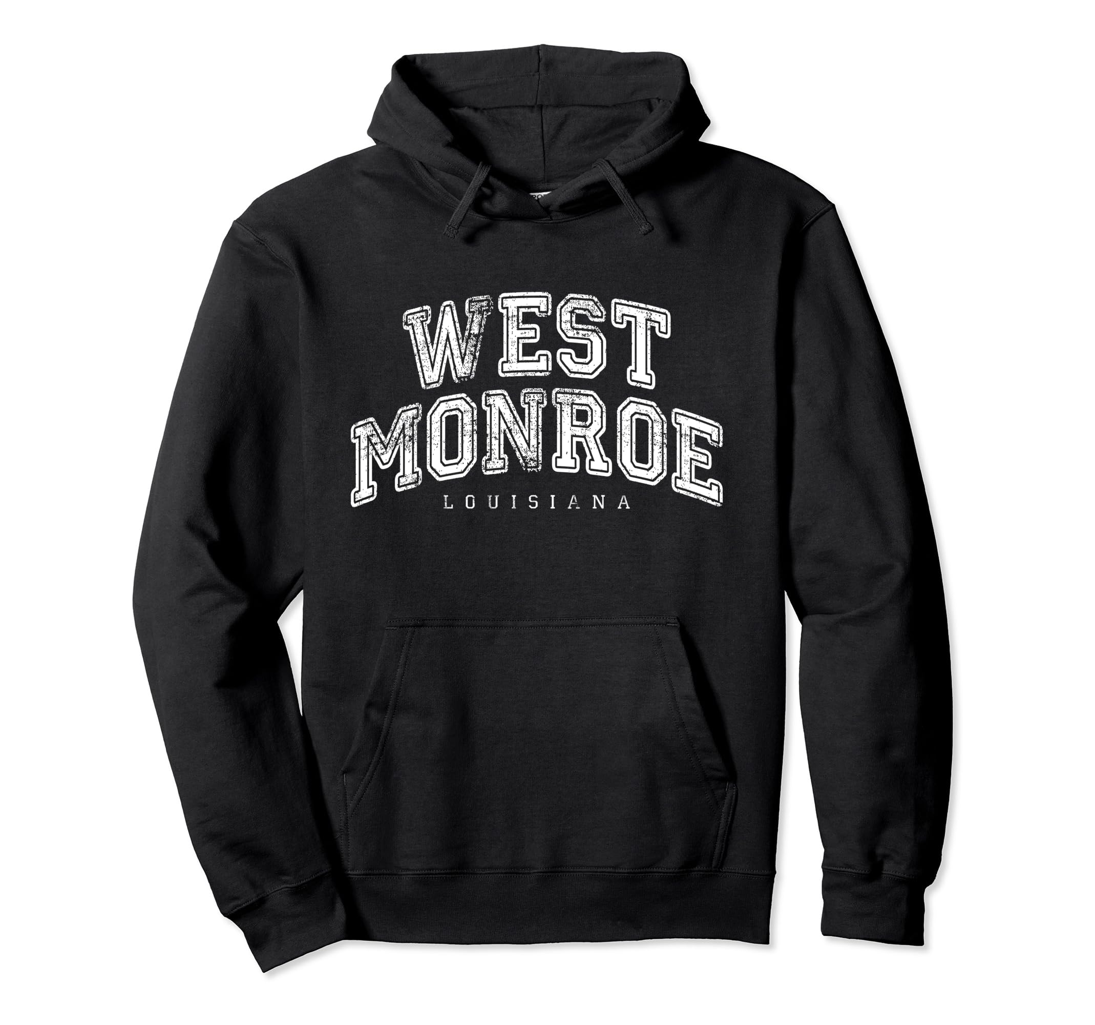 West Monroe Louisiana Us City State Travel Hoodie - Unique Graphic Unisex - T-Shirt, Sweatshirt, Hoodie