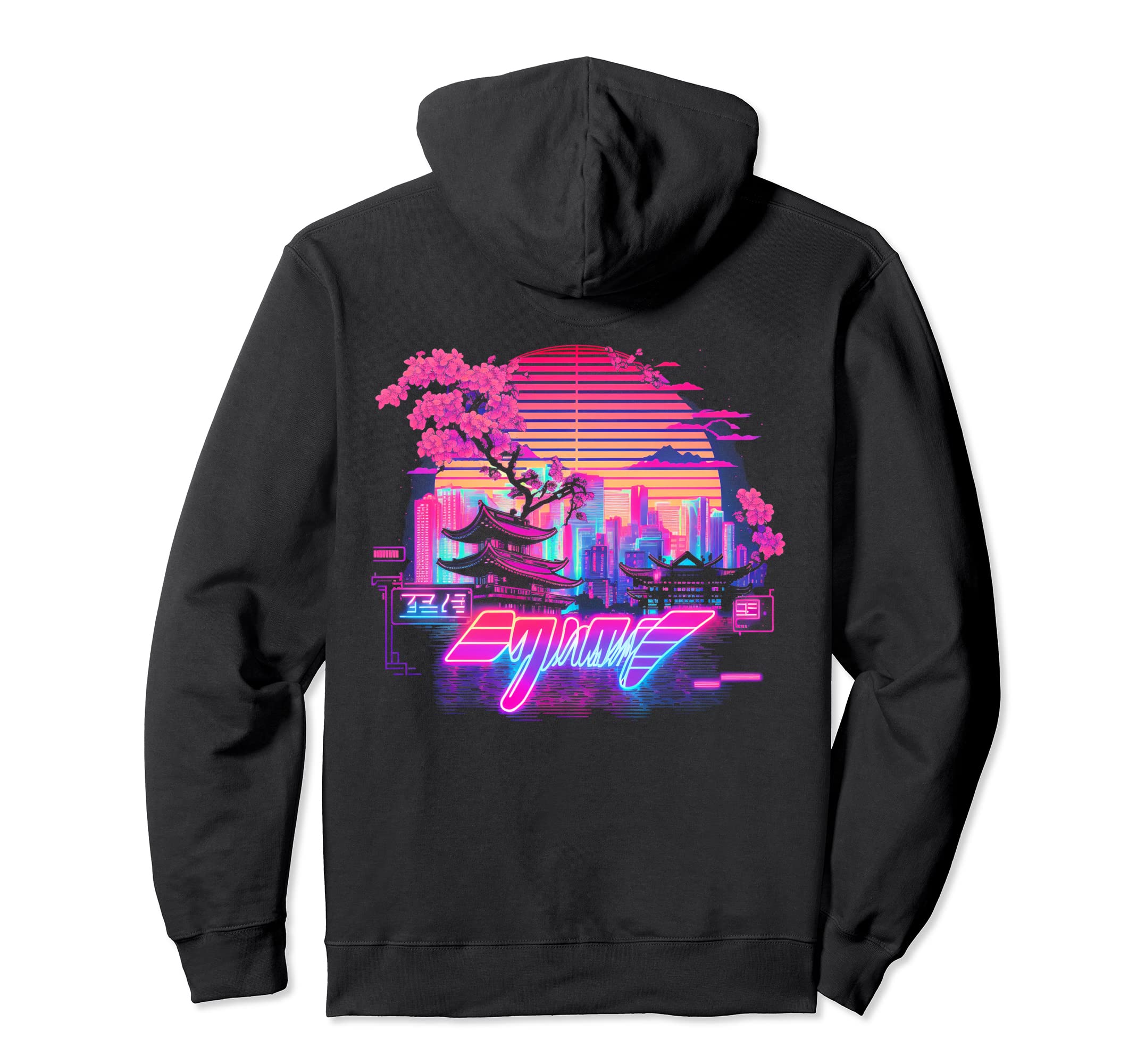 Cherry Blossom Japanese Japan Tokyo Hoodie - Fun Novelty Design Men Women - T-Shirt, Sweatshirt, Hoodie