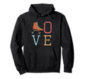 70S Skate Love Roller Skating Gift Hoodie - Aesthetic Graphic Men Women - T-Shirt, Sweatshirt, Hoodie