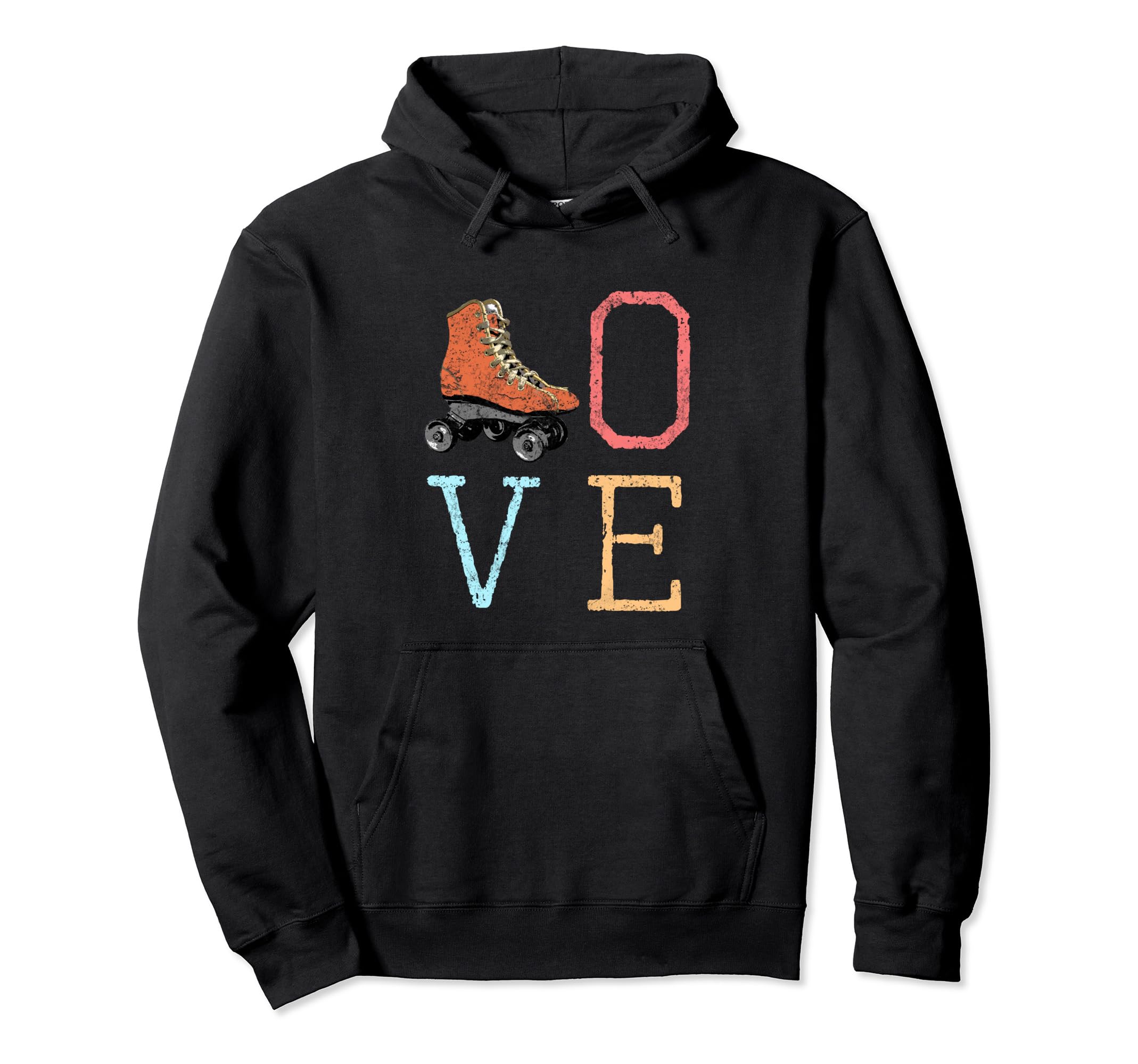 70S Skate Love Roller Skating Gift Hoodie - Aesthetic Graphic Men Women - T-Shirt, Sweatshirt, Hoodie