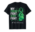 Green Ribbon Friend Mental Health T-Shirt - Streetwear Style for Adults - T-Shirt, Sweatshirt, Hoodie