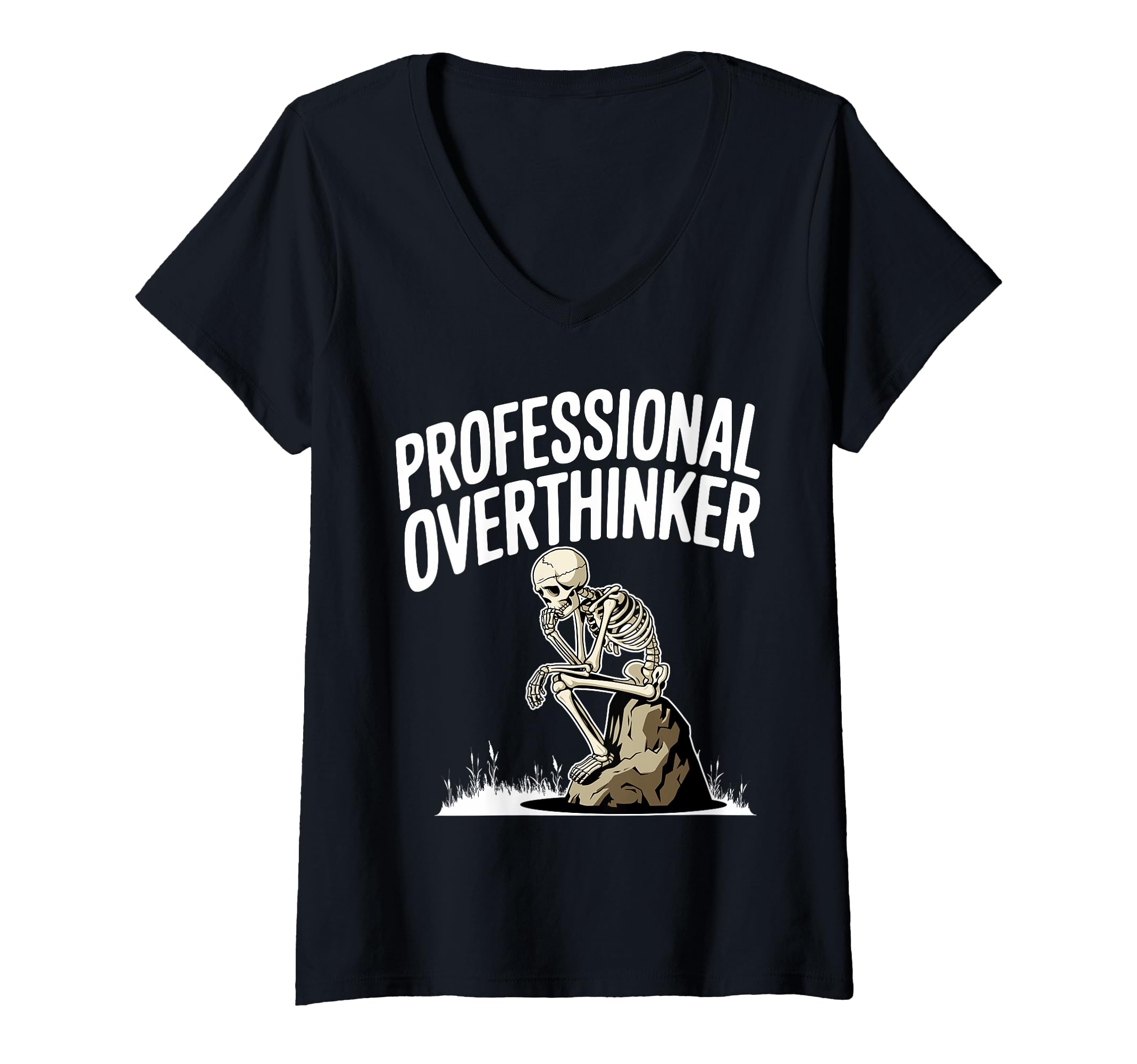 Womens Professional Overthinker T-Shirt - Custom Art Print Men Women - T-Shirt, Sweatshirt, Hoodie