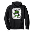 Mental Health Matters Messy Bun Mental Hoodie - Unique Graphic Unisex - T-Shirt, Sweatshirt, Hoodie
