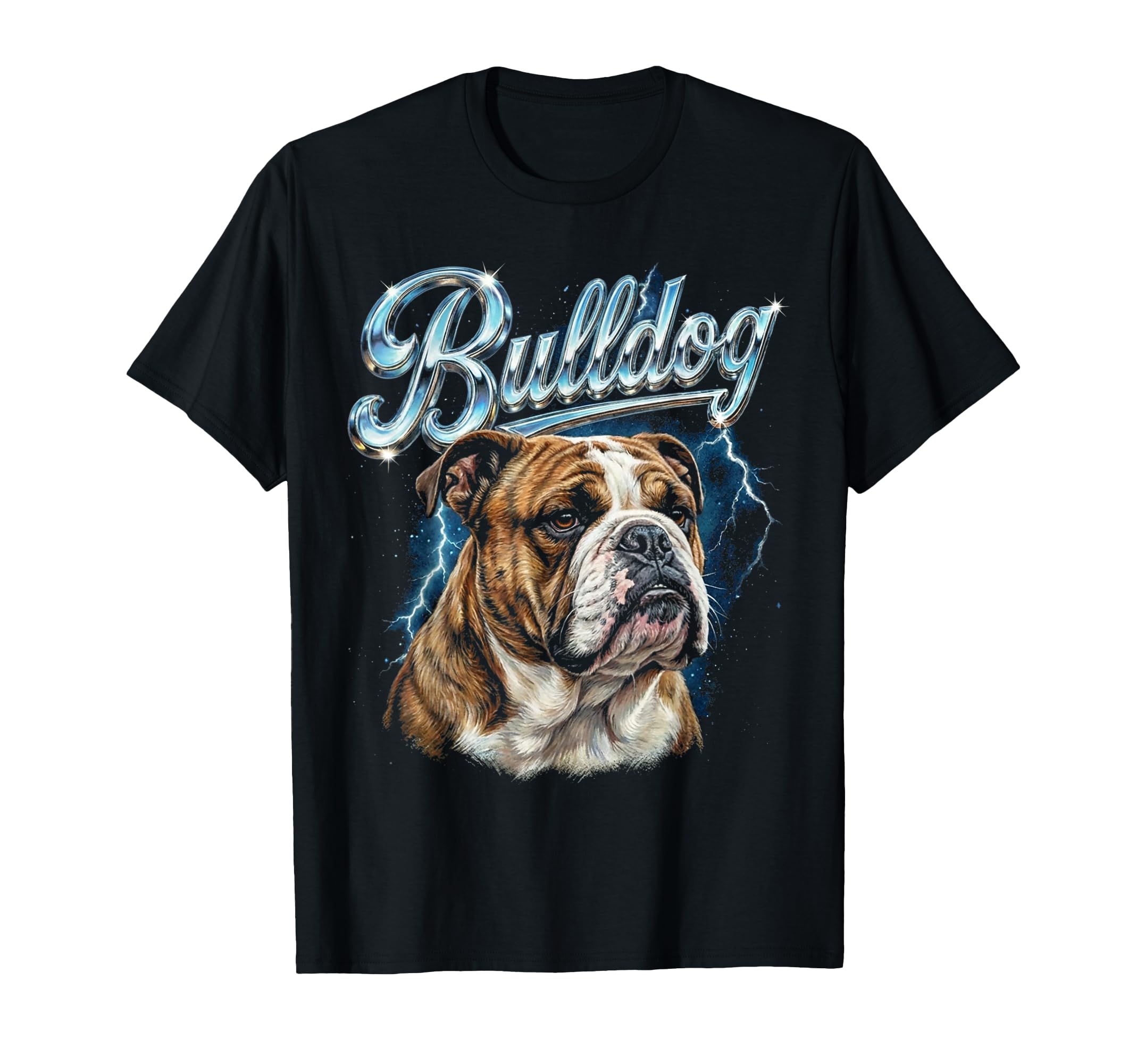 Bulldog 90S Dog Lover 80S Bulldog Owner T-Shirt - Streetwear Style Unisex - T-Shirt, Sweatshirt, Hoodie
