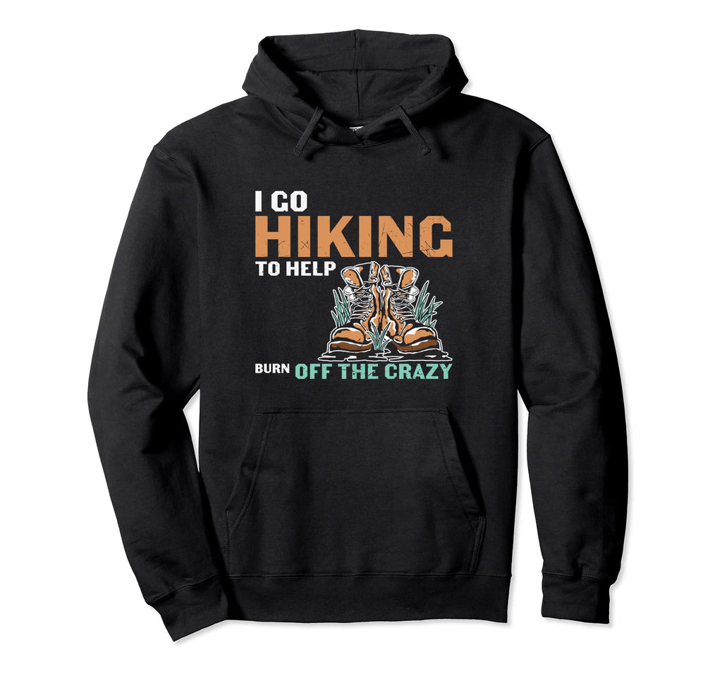 Hiking Hiker Rock Sunset Mountain Hoodie - Unique Graphic Men Women - T-Shirt, Sweatshirt, Hoodie