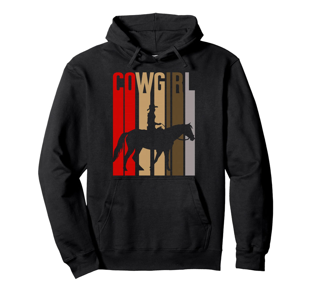 Cowgirl Western Horse Rider Hoodie - Trendy Graphic for Adults - T-Shirt, Sweatshirt, Hoodie