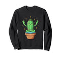 Meditation Cactus Yoga Pose Sweatshirt - Novelty Apparel Men Women - T-Shirt, Sweatshirt, Hoodie
