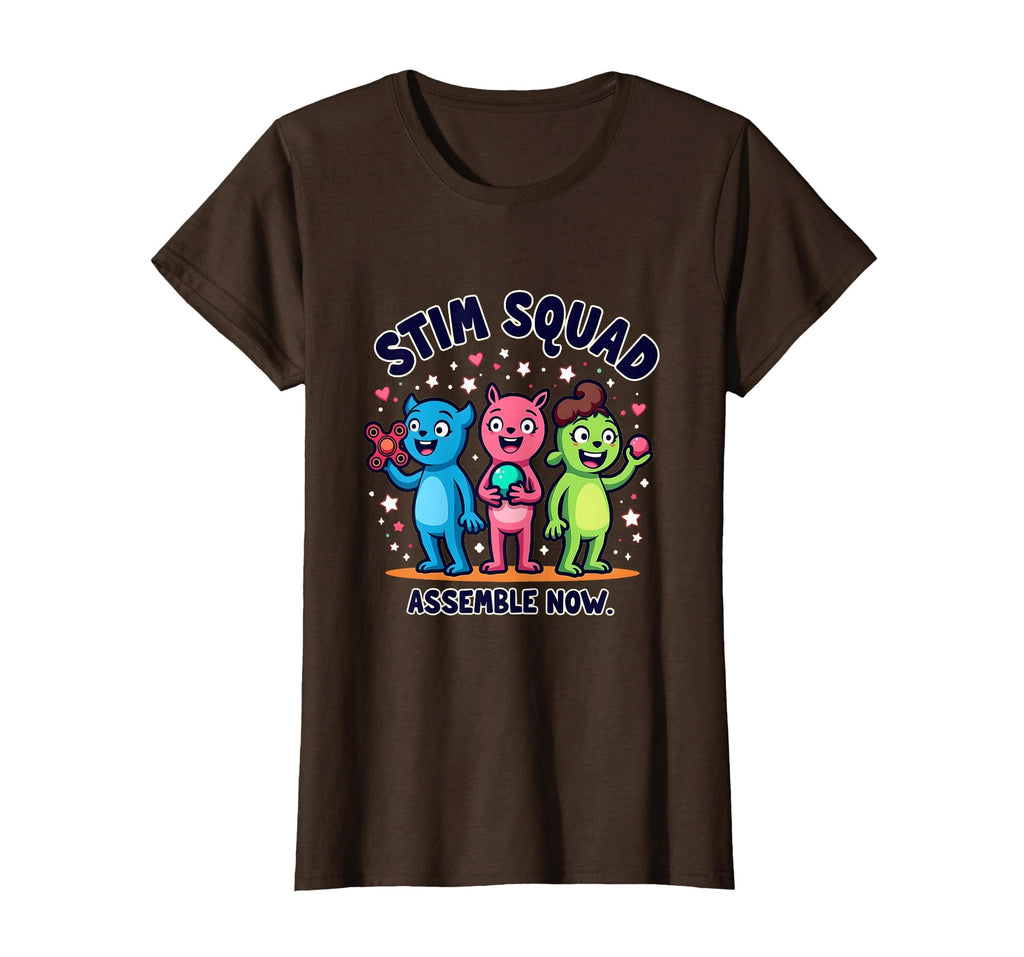 Stim Squad Assemble Now T-Shirt - Minimalist Print for Adults - T-Shirt, Sweatshirt, Hoodie
