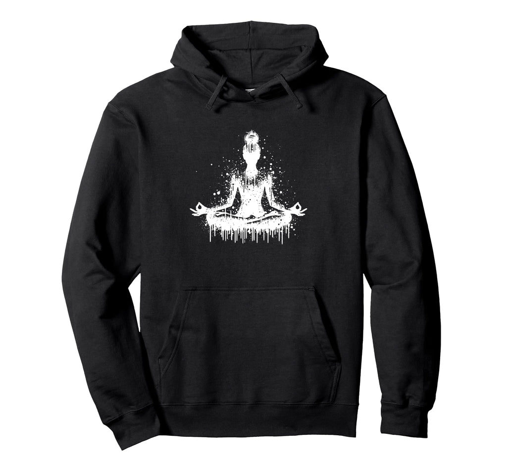 Meditation Silhouette Artistic Adults Hoodie - Trendy Graphic Men Women - T-Shirt, Sweatshirt, Hoodie
