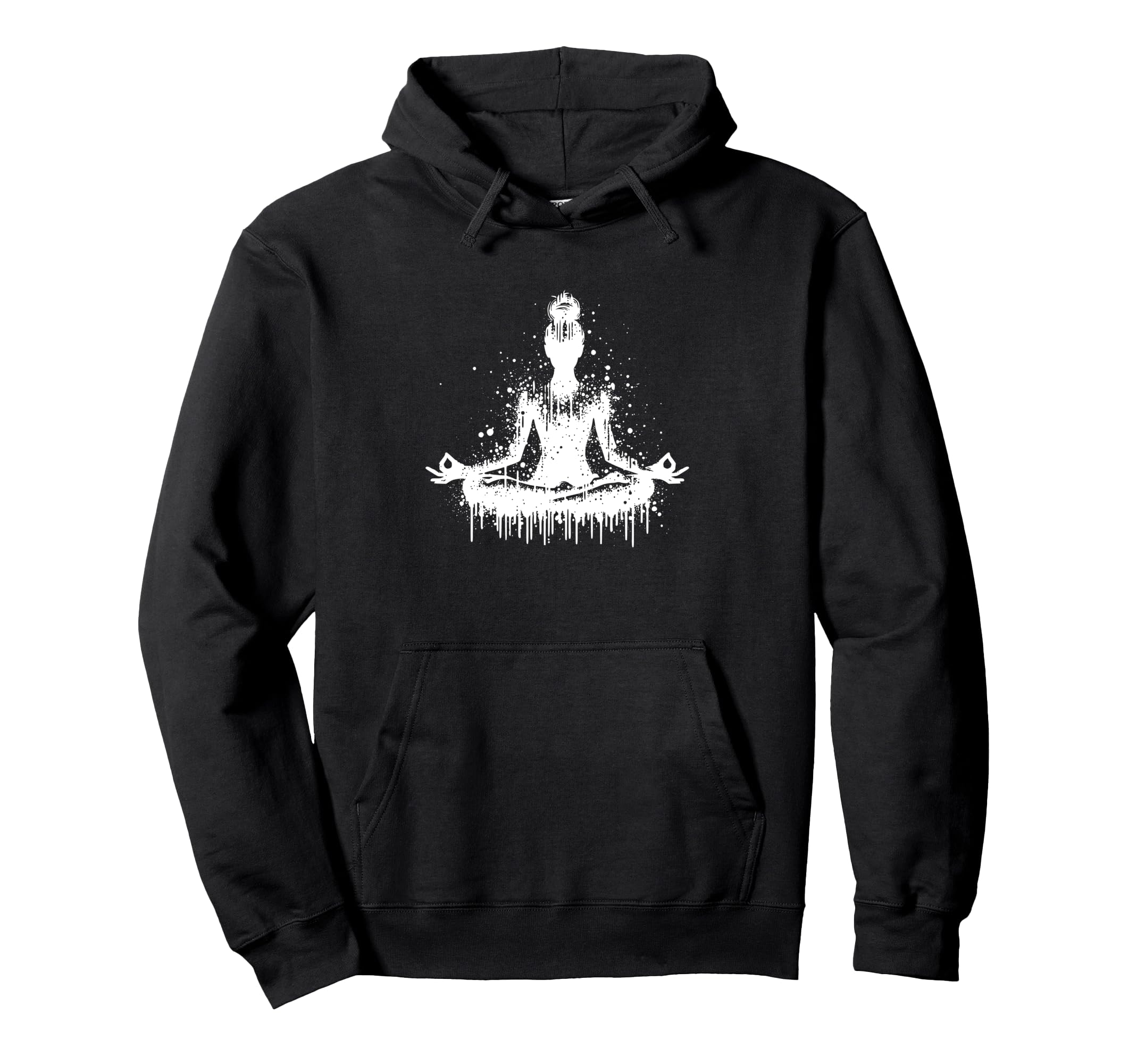 Meditation Silhouette Artistic Adults Hoodie - Trendy Graphic Men Women - T-Shirt, Sweatshirt, Hoodie