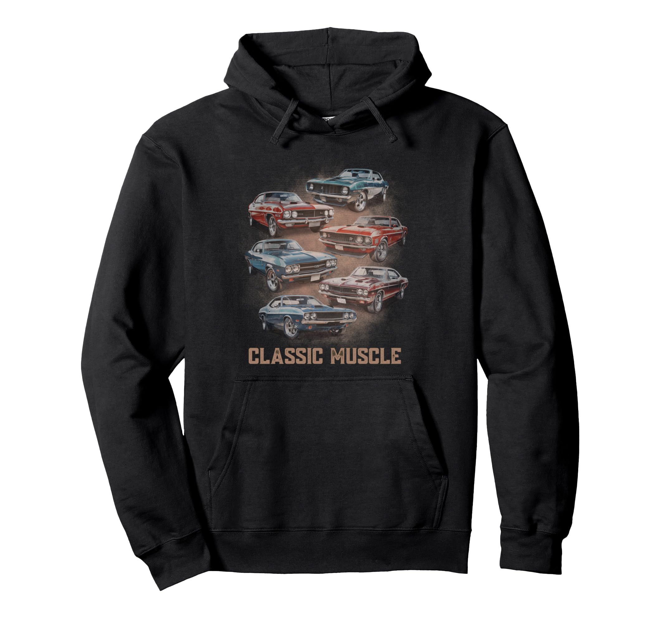 American Car Muscle Car Novelty Hoodie - Trendy Graphic Men Women - T-Shirt, Sweatshirt, Hoodie