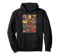 Positive Self Care Boho Floral Hoodie - Custom Art Print for Adults - T-Shirt, Sweatshirt, Hoodie