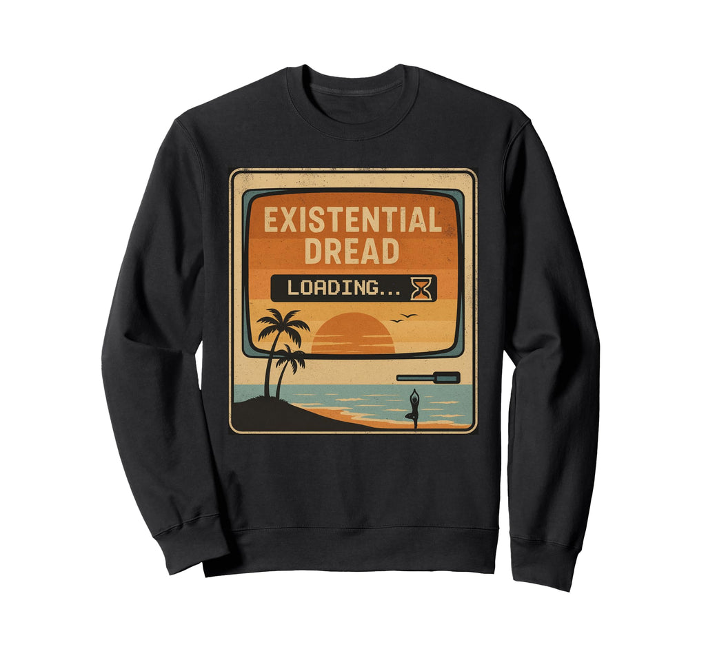 Funny Loading Tech Computer Sweatshirt - Graphic Print for Adults - T-Shirt, Sweatshirt, Hoodie