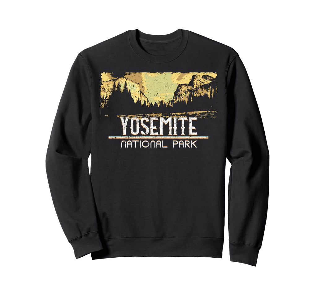 Postcard National Park Yosemite Sweatshirt - Casual Everyday Wear Unisex - T-Shirt, Sweatshirt, Hoodie